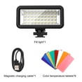 thumbnail image 2 of Lámpara de fotografía PULUZ PU631B Luz de relleno a prueba de agua Luz de buceo LED 6000K-6500K Temperatura de color IPX8 Bajo el agua 40M Batería incorporada con 8 filtros de color para fotografía su PULUZ Lámpara de fotografía, 2 of 7