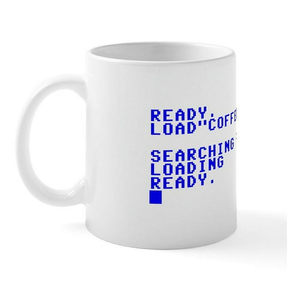 CafePress - Commodore 64 Load Coffee Mug - 11 oz Ceramic Mug - Novelty Coffee Tea Cup