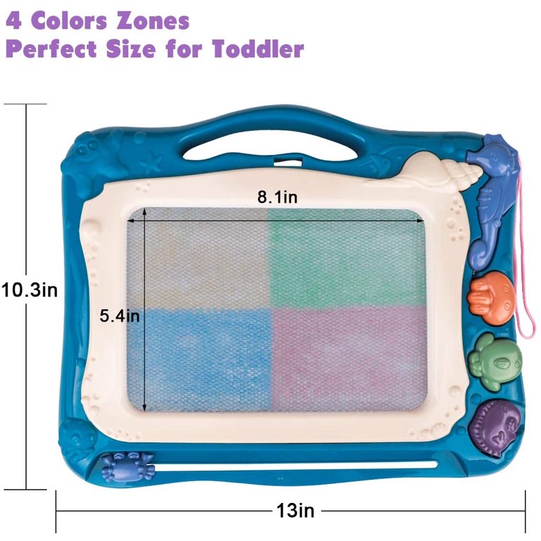 Drawing Board for Toddlers 2 in 1-Colourful Magnetic – JrBillionaire