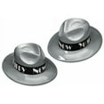 thumbnail image 2 of Beistle Club Pack of 25 Silver Swing Fedora "Happy New Years" Legacy Party Favor Hats, 2 of 2