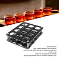 thumbnail image 4 of Wine Bottle Display Holder, Acrylic Impact Resistant Decorative Wine Bottle Rack Space Saving Stand Bartender Set for Home Kitchen Bar Tool[3X4 12grids], 4 of 9