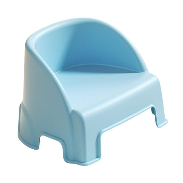 Taburete pequeño con escalón, reposapiés multifuncional, taburete para niños con respaldo para dormitorio, apartamento, mesita de noche, sala de Azul