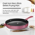 thumbnail image 5 of Bruntmor | Cast Iron Skillet Silicone Oil Non-Stick 12 inch Frying Pan Skillet, 5 of 7