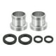 thumbnail image 1 of Uxcell 2Pcs Adaptador de Aireador de Grifo, M18 Macho a M22 Macho con Arandela, Longitud de 18mm, 1 of 6