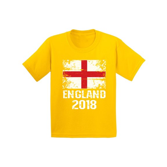 Awkward Styles England 2018 Shirt for Kids English Flag Shirt Soccer Youth Shirt