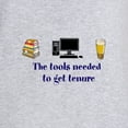 thumbnail image 3 of CafePress - The Tools Needed To Get Tenur - Women's Nightshirt, 3 of 4