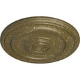 thumbnail image 3 of Ekena Millwork 19 3/4"OD x 1 1/2"P Kepler Traditional Ceiling Medallion (For Canopies up to 4 1/2"), Hand-Painted Mississippi Mud Crackle, 3 of 5