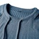 thumbnail image 5 of Mens Casual Manga Corta Botón Abajo Camisas Cuello Redondo Sólida Camisa de Parche para Al Aire Libre, Casual, Uso Diario, 5 of 7