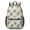 Sunflower and Plank White Pattern, variant on Sunflower and Plank White Pattern 17" Waterproof Oxford School Backpacks for Teens, S-Shape Padded Straps, for School, Travel, Hiking, Camping