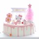 thumbnail image 3 of Figuras de acción de Hello Kitty para niños, dibujos animados Kawaii, decoración enchufable para pastel de cumpleaños, adornos de princesa, muñeca linda, regalo, 3 of 4