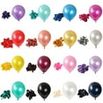 thumbnail image 2 of Bolas de aire de látex para niños, globos de helio, decoración de fiesta de nacimiento, boda, colores variados, oro y blanco, 10/20 Uds., 2 of 7