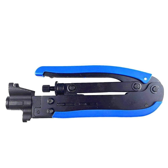 Multifunctional Coaxial Cable Crimper RG59/6/11 TV Cable Squeeze Piler High-carbon steel Terminal Crimping Pincer Cable Compression Tool