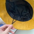thumbnail image 6 of Travelwant Corduroy Reversible Bucket Hat Unisex Cotton Twill Canvas Sun Fishing Hat, 6 of 7