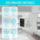 thumbnail image 5 of Single Phase Electric Wattmeter, Digital Electricity Meter AC 40-300V 100A DIN Rail Watt Meter KWh Voltmeter Ammeter Multifunctional Resettable CT Typ, 5 of 5
