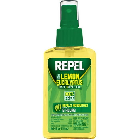 Repel Lemon Eucalyptus Natural Insect Repellent Pump, 4 ounces