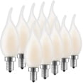 thumbnail image 1 of Led Bulb E14 With Dimmable Filament, Set Of 10 Bulbs Flame, 4 Watts Consumed Equivalence Incandescence, 1 of 5