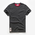 thumbnail image 2 of Camiseta de algodón de Color sólido para hombre, camiseta básica informal con cuello redondo para hombre, camisetas clásicas de alta calidad para hombre Tan Jianjun unisex, 2 of 2