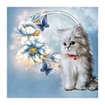 thumbnail image 2 of Cuadros Decorativos Kit de mosaico de punto de cruz de gato de pintura de diamante de taladro completo DIY 5D (30x30cm) Ehuebsd  embutido en tela, 2 of 5