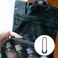 thumbnail image 4 of KAKOWELY Zipper Clips 1 Set 40Pcs Semicircle Zipper Clips Clothes Bags Zipper Replacements (Black)2.36"X0.79"X0.08", 4 of 5