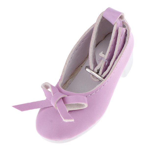 BJD Doll Zapatos de tacón alto Zapatos de princesa de cuero preciosos para 1/3 BJD Dress Up Accesorio púrpura MagiDeal BJD Doll Zapatos de tacón alto