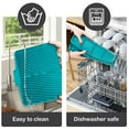 thumbnail image 6 of Drying Mat for Kitchen Counter, Non-Slip Silica Gel Heat Resistant Pad, Built-In Heat Drying, Multifunctional Dish Drying Mat with Hanging Hole, Easy to Clean and Store, 6 of 6