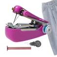 thumbnail image 1 of Er na Mini sewing machine Mini Electric Sewing Machine Mini Portable Sewing Machine Kit Heat Resistant Mini Hand Electric Sewing Machine For DIY Clothing, 1 of 7