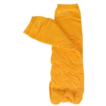 Colorful Baby Leg Warmers - ALLYDREW Stars, Stripes, and Solids Colorful Baby Leg Warmers, Half Ruched Orange