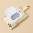 thumbnail image 2 of Baby Wipe Holder Portable Wipe Dispenser Strollers Storage Bag Container Double Layer Travel Carry Case for Diapers, 2 of 9
