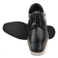 thumbnail image 2 of LIBERTYZENO Mens Leather Smart Oxford Casual Shoe, Black, 2 of 7