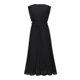 thumbnail image 3 of Vestido de playa plisado de gasa para mujer - Manga con volantes, corte ajustado, color liso, tallas S-XXL, para fiestas de verano/bodas, largo 140 cm, 3 of 3