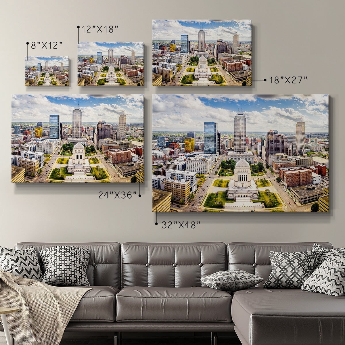 Neutral Pansy II Premium Gallery Wrapped Canvas - Ready to Hang