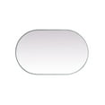 thumbnail image 6 of Elegant Decor Metal Frame Oval Mirror 30x48 Inch in Silver, 6 of 12