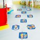 thumbnail image 5 of Diy Rayuela Juego Pegatinas Calcomanías De Piso Área De Juego De Aprendizaje Educativo, 5 of 5