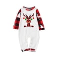 thumbnail image 1 of LSLJS Christmas Pajamas Pyjamas de Noël Assortis pour la Famille, Ensemble Assorti, Pjs de Noël pour la Famille, Ensemble Haut à Carreaux Rouges et Pantalon Long, Ensemble de Nuit pour les Fêtes, 1 of 5