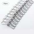 thumbnail image 2 of 20 Pcs Pinces à Linge en Acier Inoxydable Coupe-Vent pour Sac à Collation en Papier, 2 of 6