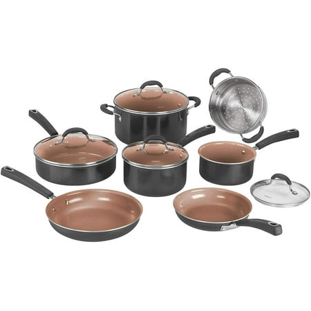 

Cuisinart 54CCP-11BK 11pc Ceramica XT Non-Stick Cookware Set New