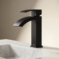thumbnail image 2 of VIGO Satro Single Handle Single-Hole Bathroom Faucet in Matte Black, 2 of 13