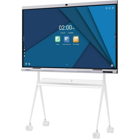 Tiburn INSPUR 65" 4K UHD Smart Board with Auto-Framing Camera | Smart Whiteboard Interactive Touchscreen Display, Includes Wall Mount, Ideal for Office, Classroom, and Conference