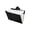 Black, variant on 8 Pocket Expanding File Folder Portable Accordion Document Organizer With Snap Closure For Office Work White