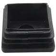 thumbnail image 2 of 160 Pcs Plastic Square Blanking End Caps Tube Inserts 25mm x 25mm, 2 of 7