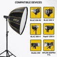 thumbnail image 4 of Softbox Glow EZ Lock 48 Deep Parabolic Quick con accesorios, 4 of 9