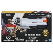 Nerf Rival Overwatch McCree Blaster with Die Cast Badge & 6 Rival Rounds