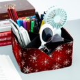 thumbnail image 6 of Snowflake 4 Compartment Square Pen Case with Removable Dividers - Pencil Organizer, Pen Case, Pen Organizer, 6 of 6