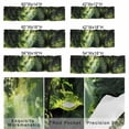 thumbnail image 3 of Spring Forest Window Valance for Kitchen, Oil Painting Spring Sunlight Green Trees Plant Forest Rod Pocket Short Curtain for Small Windows, Light Filtering Decorative Valance, 54 x 18 Inch, 3 of 9