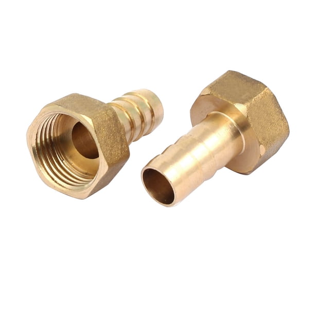 Conector adaptador de tubo de 12 mm con rosca hembra de 1/2 BSP, 2 piezas