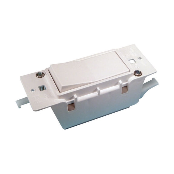 United States Hdw Mfg/U S Hardware Electrical Switch E-119C Rocker Switch - White