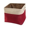 Large Decorative Storage Bins, Closet Storage Baskets with Rope Handles