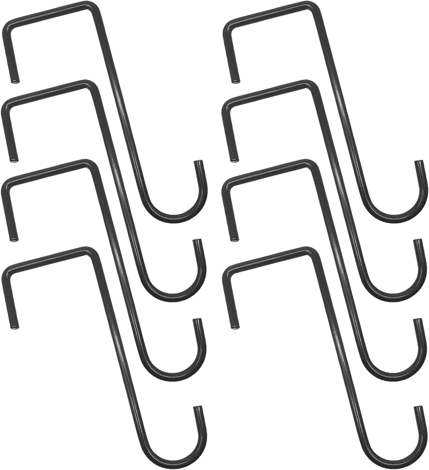 Vinyl Fence Hooks Patio Hooks 8 Pack 2 x 6 inch, Hangers for Indoor