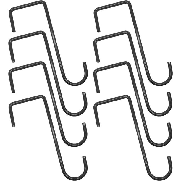 Vinyl Fence Hooks Patio Hooks 8 Pack 2 x 6 inch, Hangers for Indoor