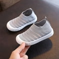 thumbnail image 3 of Shoes Gift for Boys Baby First-Walking Shoes Kid Shoes Trainers Toddler Infant Boys Girls Soft Sole Non Slip Cotton Canvas Mesh Breathable Lightweight Slip-on Sneakers Outdoor Save Big, 3 of 5